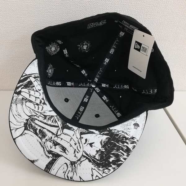 N695a [未使用品] NEWERA ニューエラ キャップ 北斗の拳 7つの傷 8 63.5cm ブラック 59FIFTY N0012170-134 | ファッション小物 G_画像4