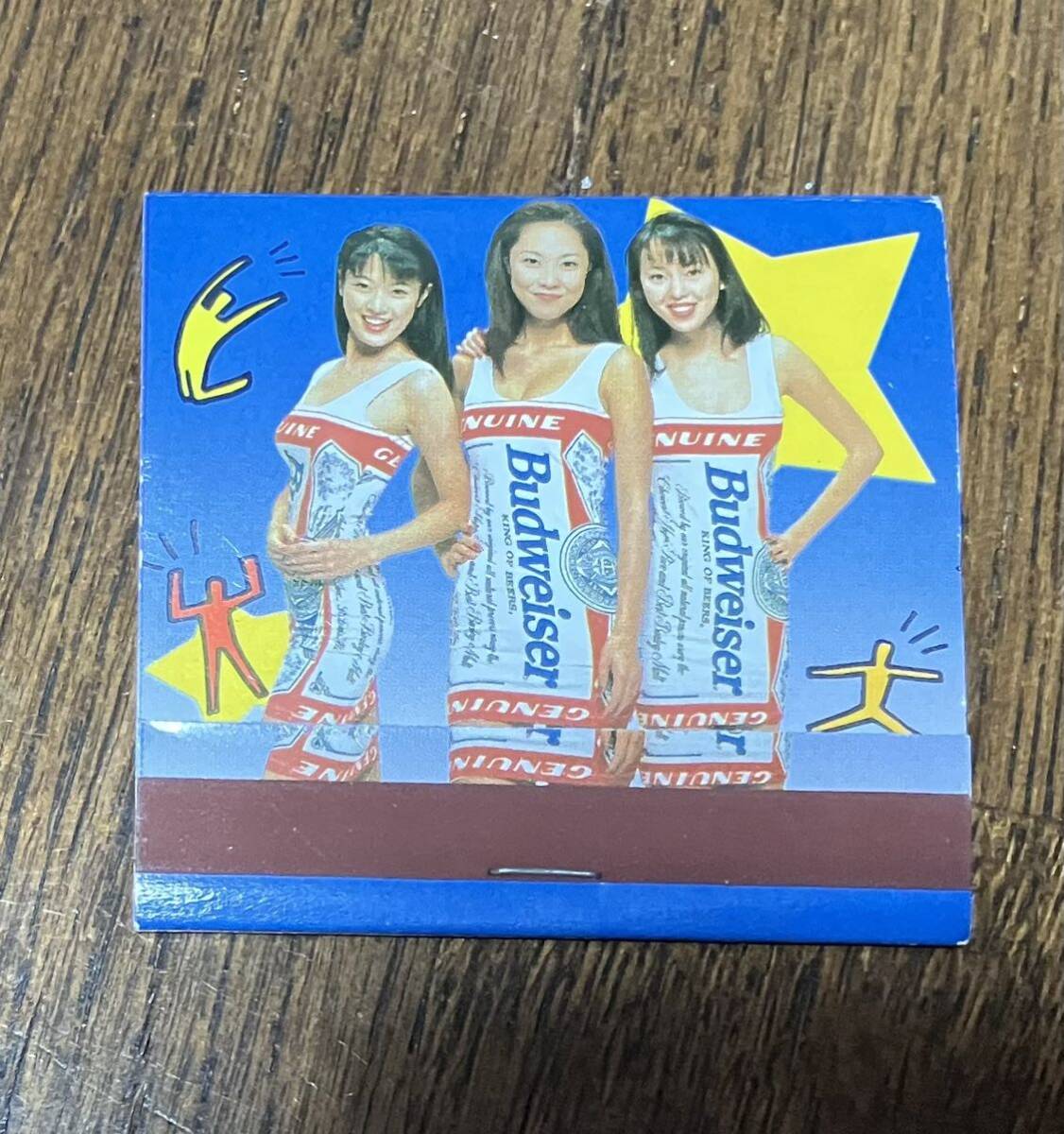 Budweiser Carnival バドガールマッチ箱 バドワイザーカーニバル希少品