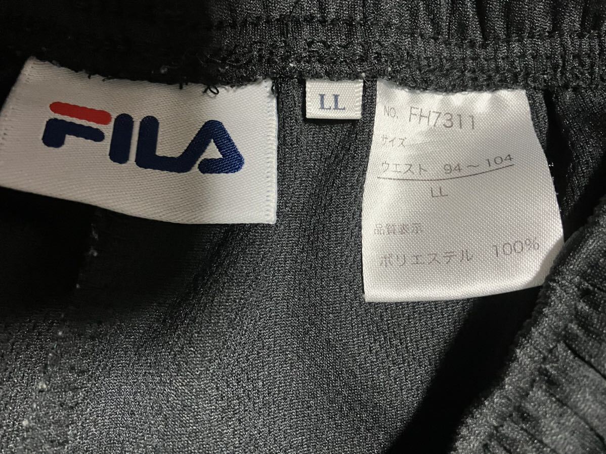 FILA フィラ Men's DRYハーフパンツ LLサイズDRYトレーニングパンツ 黒 _画像5