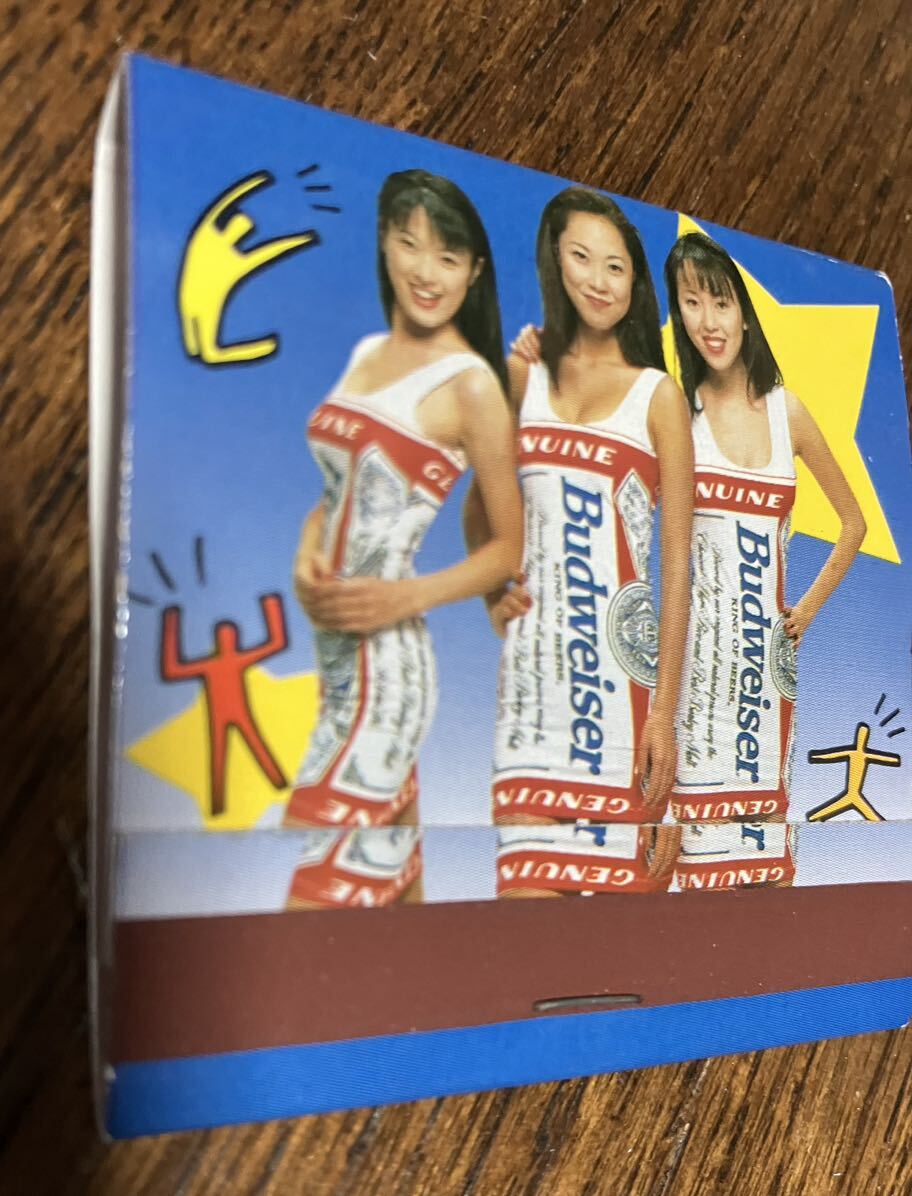 Budweiser Carnival バドガールマッチ箱 バドワイザーカーニバル希少品