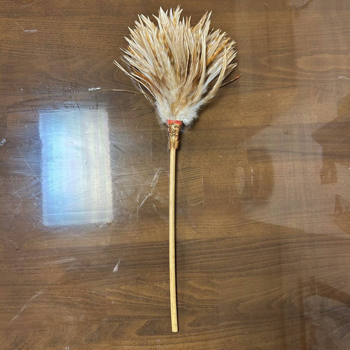  wool ... wool -years old large size wool feather duster cleaning supplies family Buddhist altar furniture . repairs feather duster wool is ..