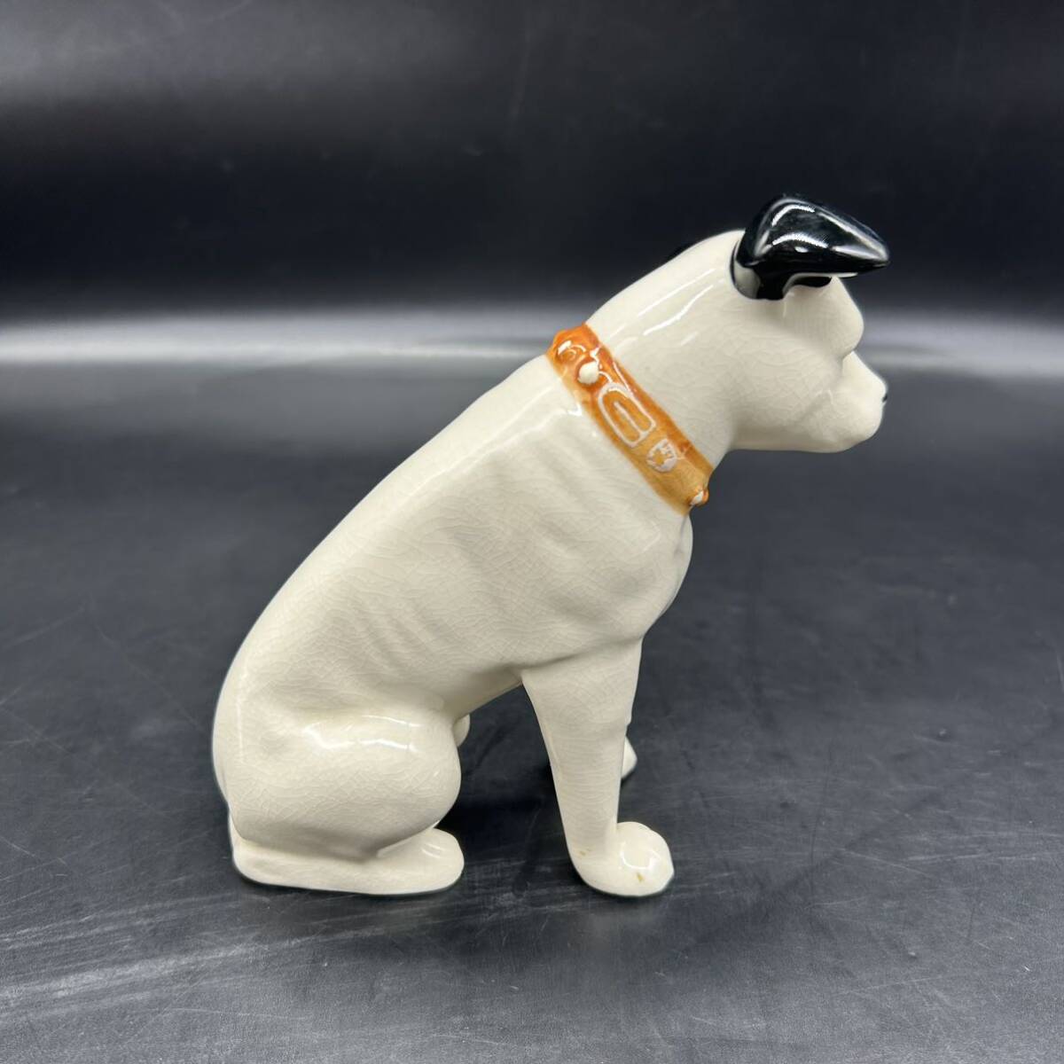 Victor 日本ビクター犬 犬の置物 ニッパー　 陶器 置物 K3-1_画像4