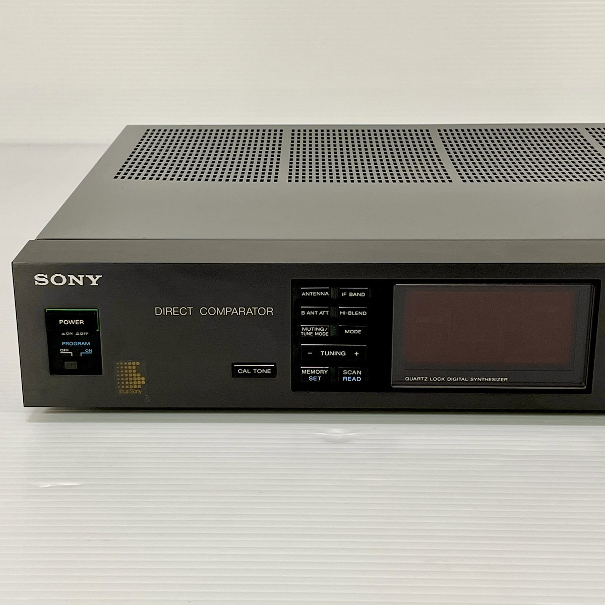 【動作保証付き/極上美品】SONY ソニー ST-S555ES FMステレオチューナー Audio Current Transfer FM Stereo Tuner ST-S333ES 兄弟機_画像2