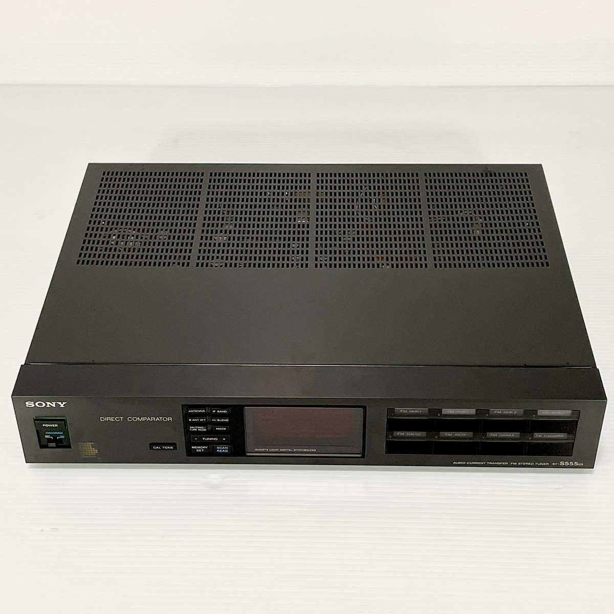 【動作保証付き/極上美品】SONY ソニー ST-S555ES FMステレオチューナー Audio Current Transfer FM Stereo Tuner ST-S333ES 兄弟機_画像1