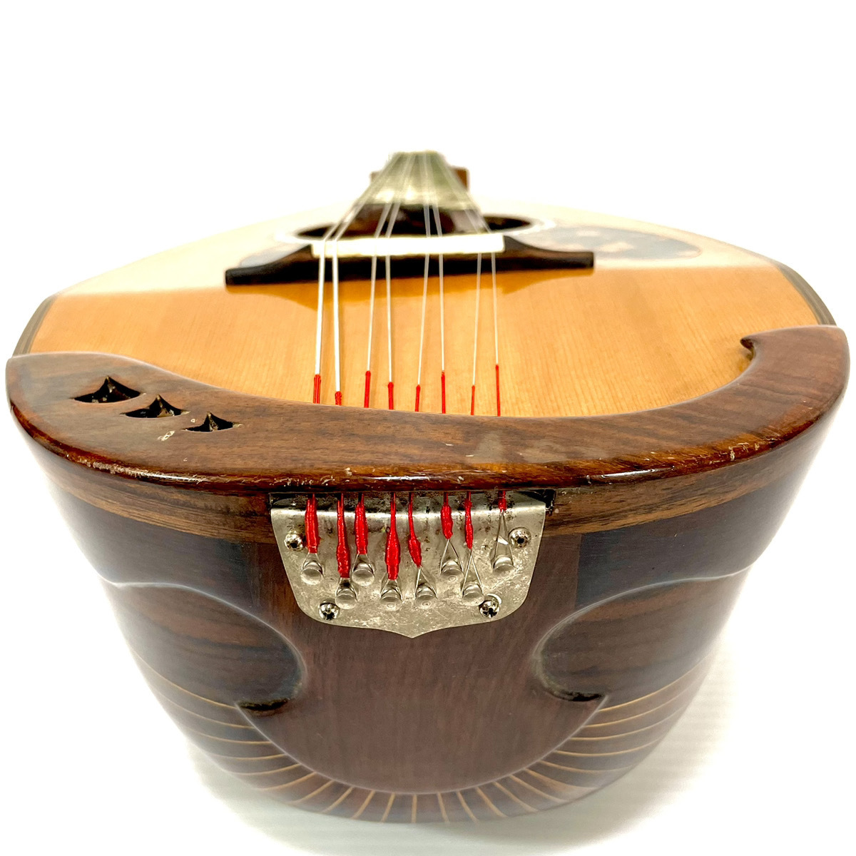 [ ultra rare / finest quality beautiful goods ]T.Ochiai.. Tadao made high class hand . mandolin 1976 year made Mandolin Mandora stringed instruments 