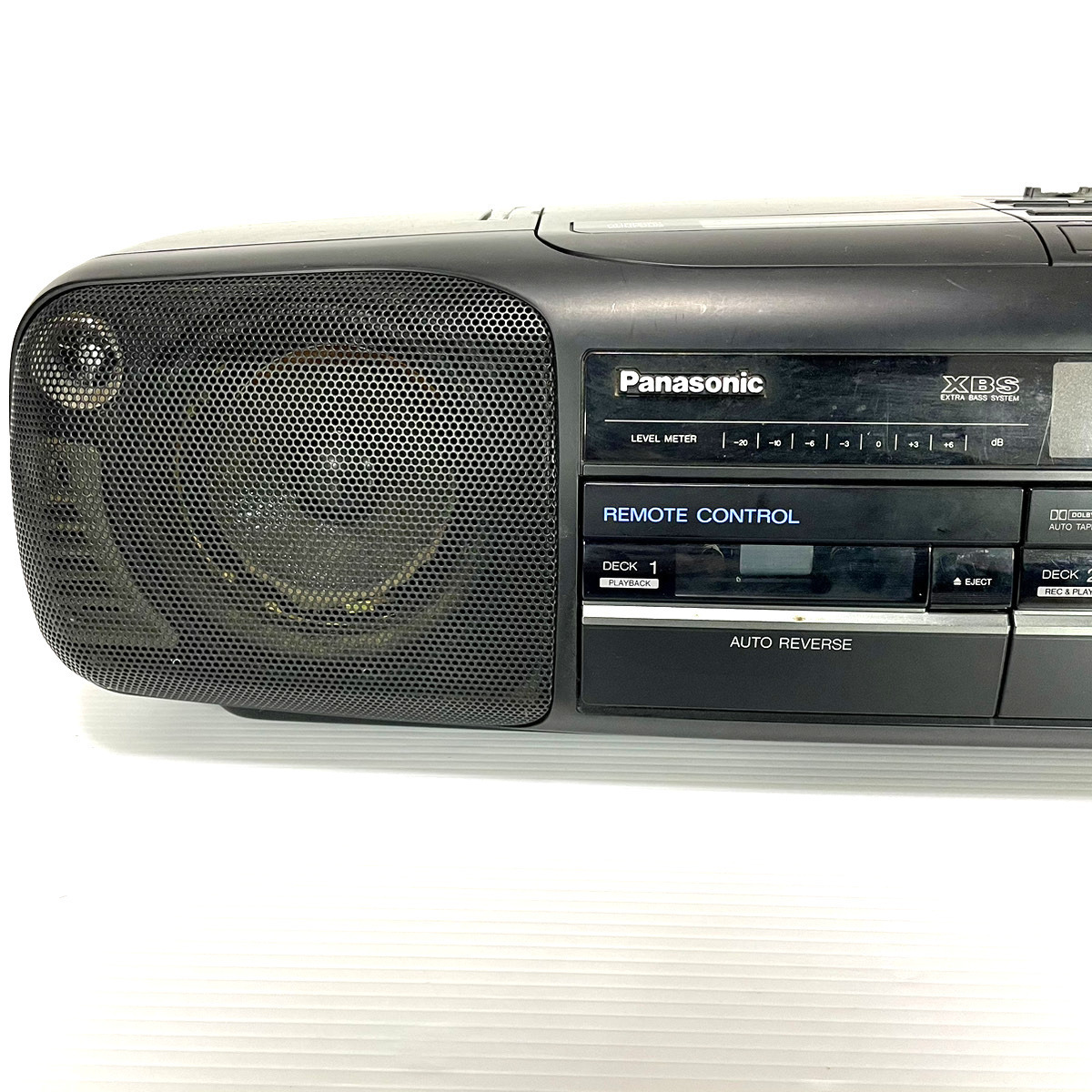 【純正リモコン付/動作美品】Panasonic パナソニック RX-DT80 EUR64762 バブルラジカセ CD ラジオ カセット Tape AM FM RX-DT70 兄弟機の画像3