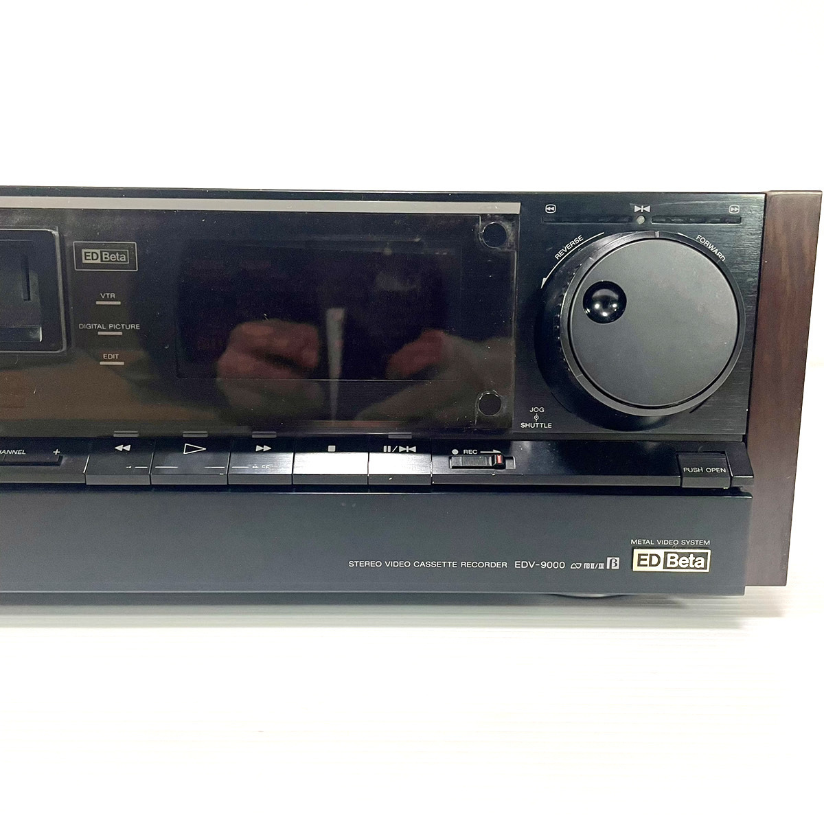 【動作確認済/美品】SONY ソニー EDV-9000 Hi-Band Betamax ベータ β VIDEO CASSETTE RECORDER EDV-8000 兄弟機の画像4