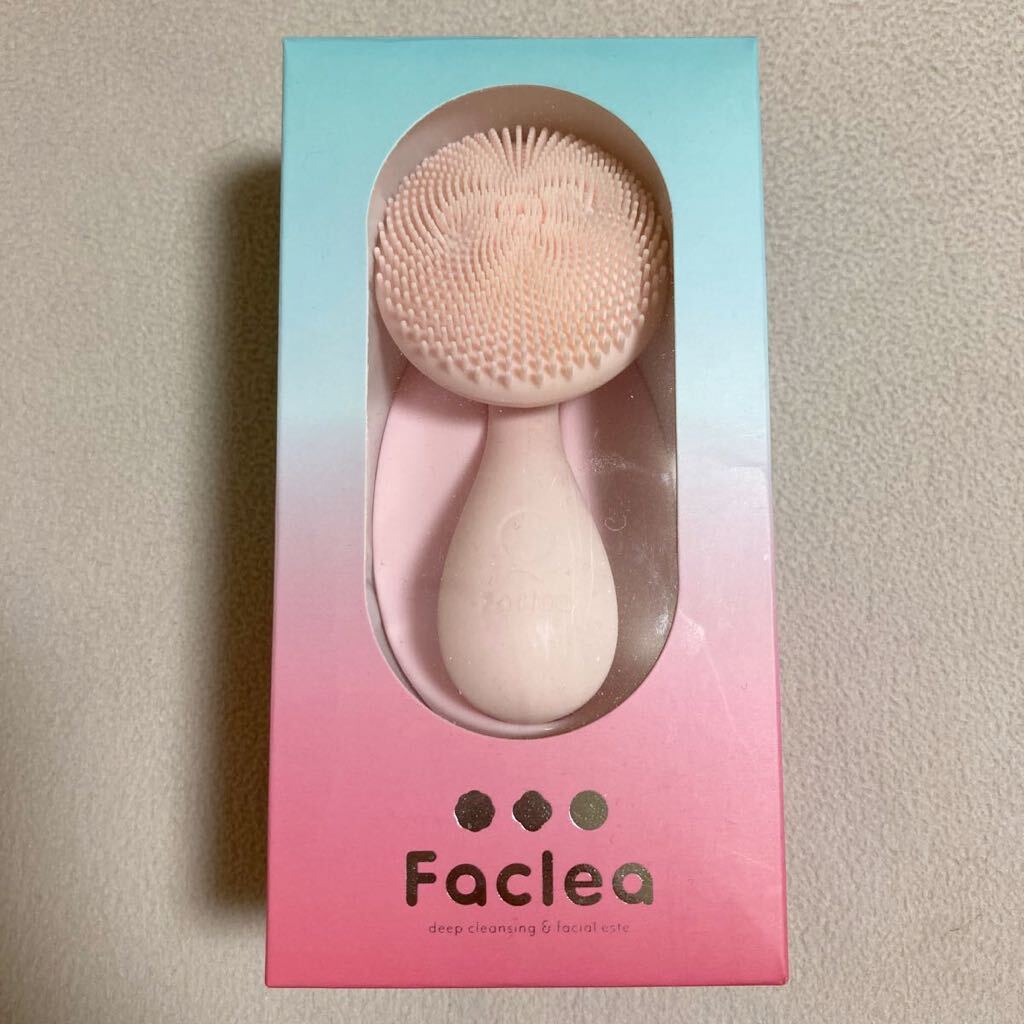 Faclea 洗顔ブラシ コットンピンク 動作確認済み 電動 充電式 の画像1