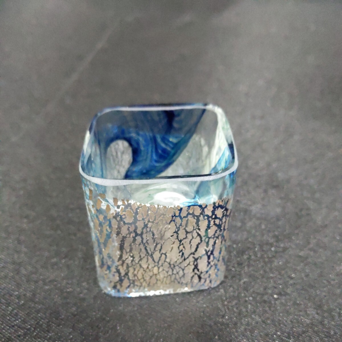 126 義山　銀河　蓋置　水崎長寿　造　4.5×4.5×5cm　茶道具 ふ_画像4