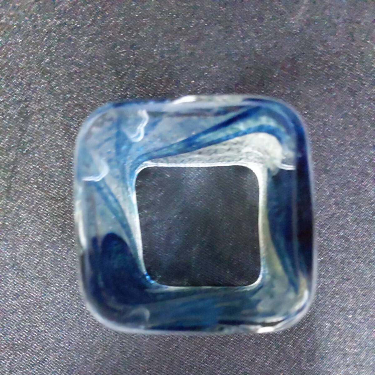 126 義山 銀河 蓋置 水崎長寿 造 4.5×4.5×5cm 茶道具 ふの画像6