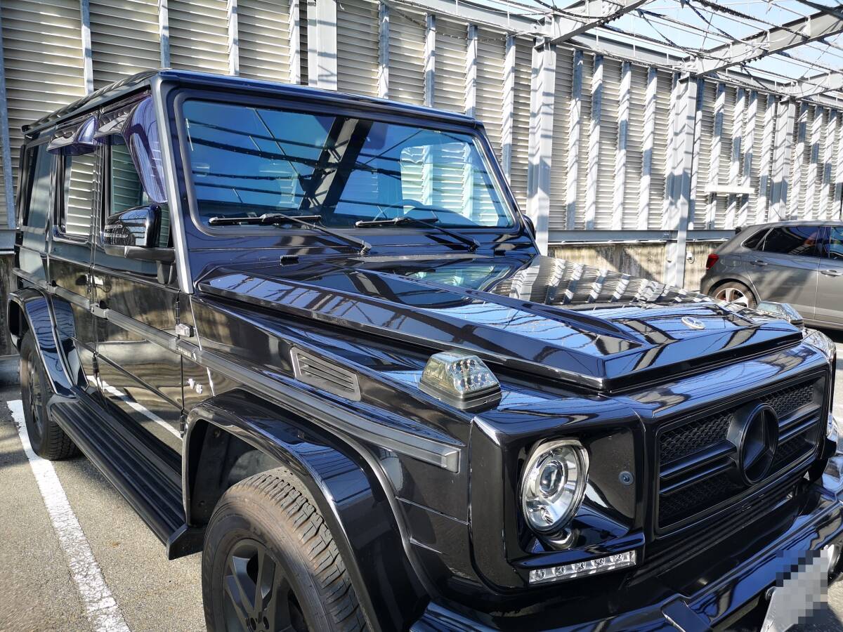 【美車 屋内保管】ベンツ Gクラス G320  ゲレンデ W463 黒 ワイドオーバーフェンダー BRABUS マフラー AMG 車検R6.7の画像1