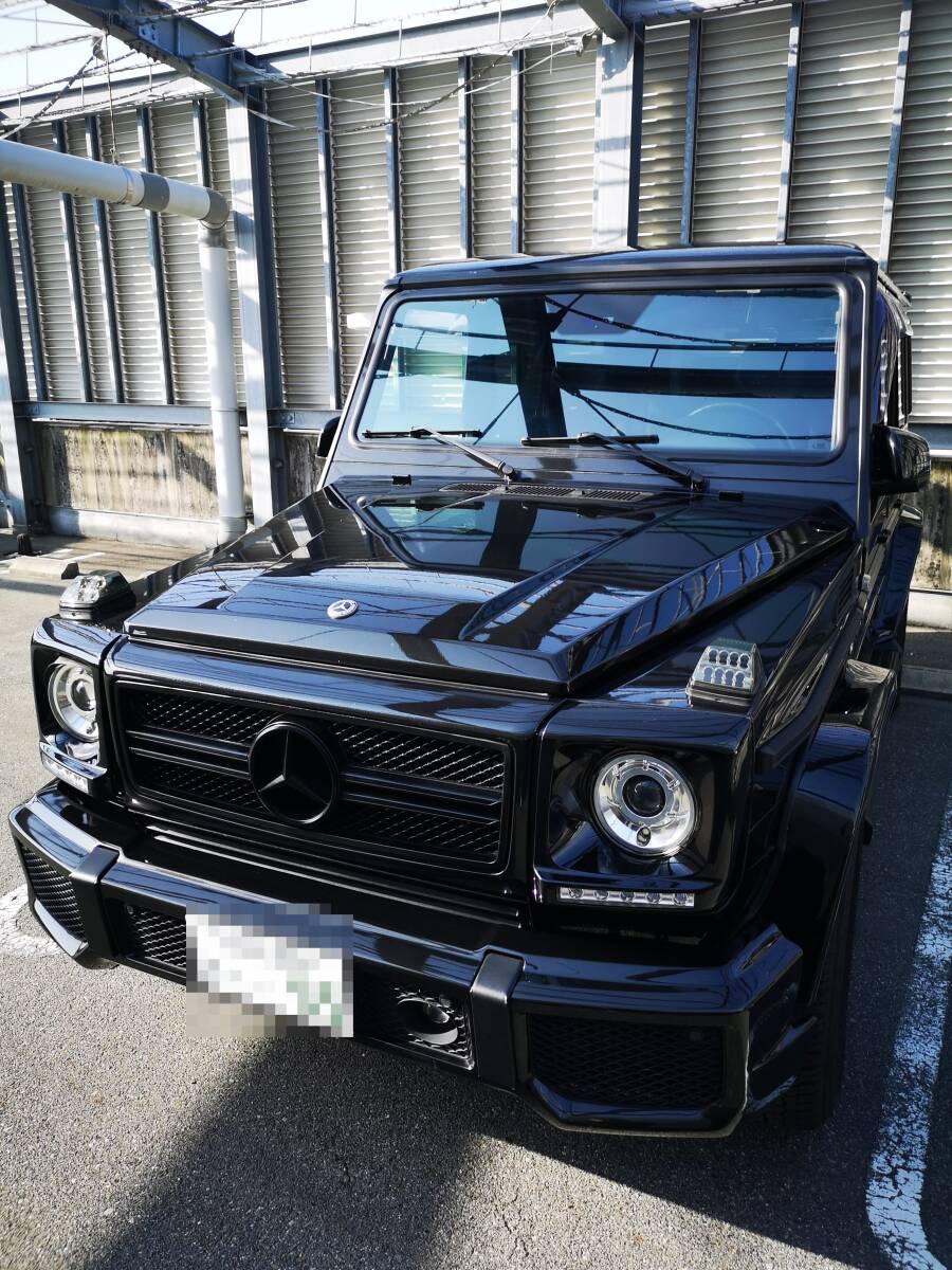 【美車 屋内保管】ベンツ Gクラス G320  ゲレンデ W463 黒 ワイドオーバーフェンダー BRABUS マフラー AMG 車検R6.7の画像5