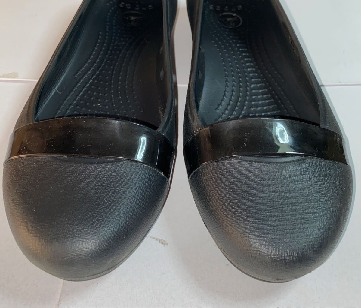 crocs  クロックス  Crocs Flat  フラット　フラットシューズ  W6 22.0cm 黒　パンプス　 シューズ　靴