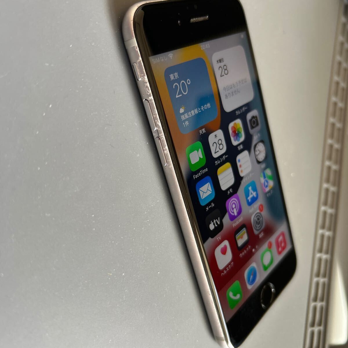 【ジャンク】iPhone 6Sシルバー 16GBの画像4