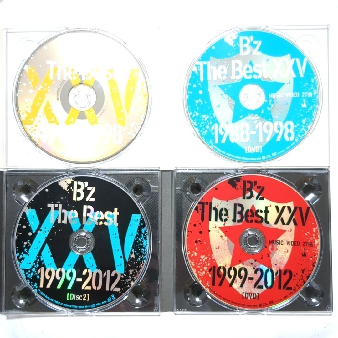 送料無料 B'z ベストアルバム 「B'z The Best XXV 1988-1998」 「B'z The Best XXV 1999-2012」 初回限定盤・4CD+2DVD　_画像4