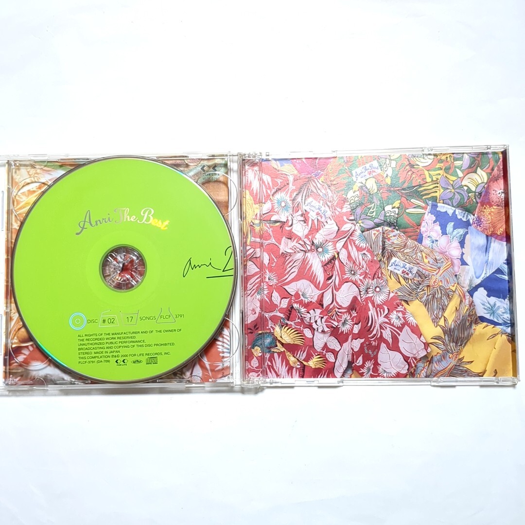 送料無料 杏里 2CD ベストアルバム 「ANRI THE BEST」 リマスター 悲しみがとまらない オリビアを聴きながら CAT'S EYE SUMMER CANDLES_画像3