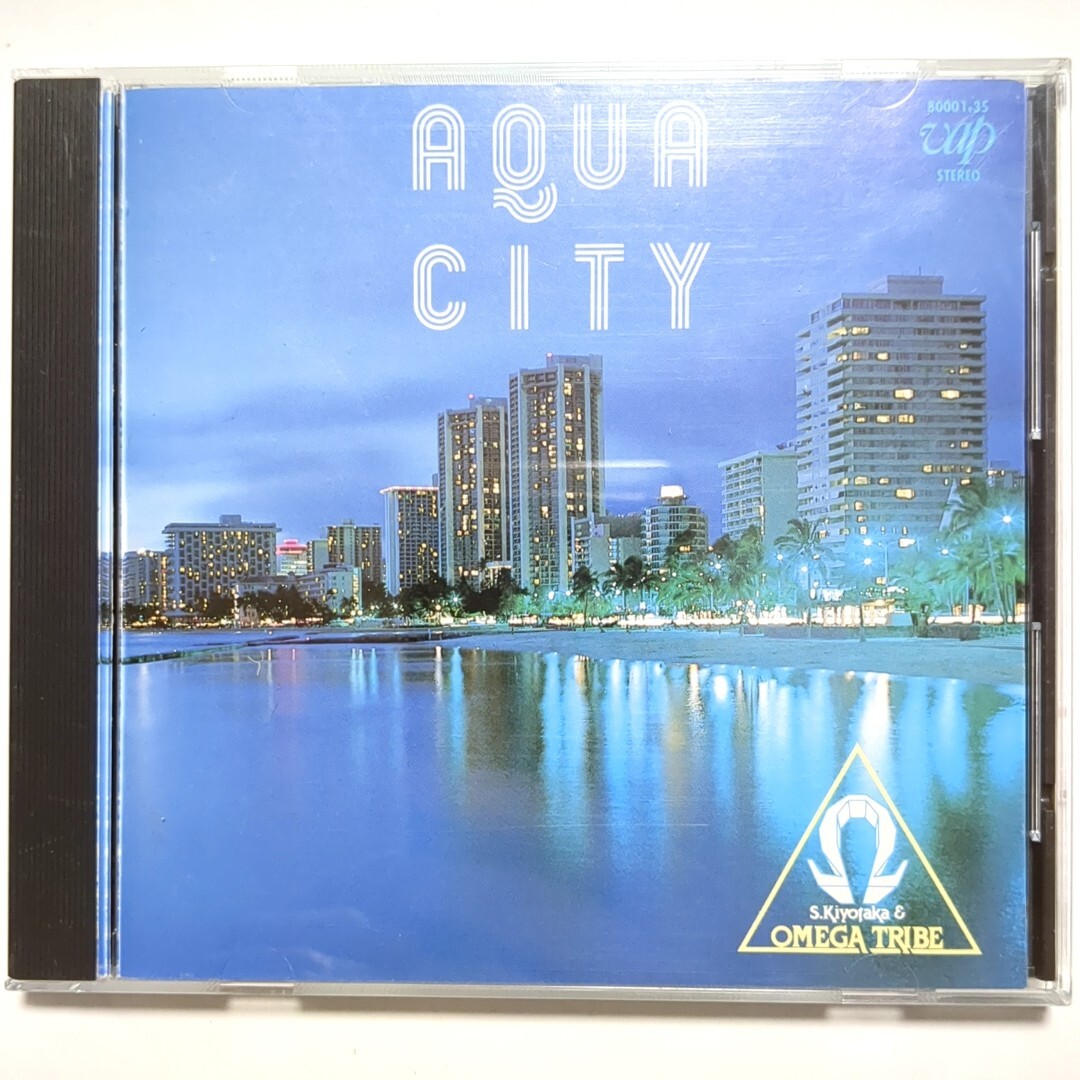 希少 廃盤 CD 杉山清貴&オメガトライブ 「AQUA CITY アクア・シティ」 サマー・サスピション シティポップ CITY POP_画像1