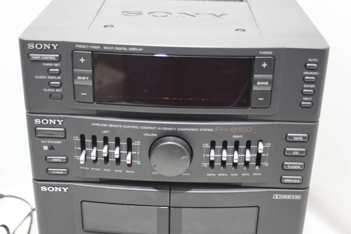 SONY CD deck Junk HCD-H150 compact disk deck receiver 005