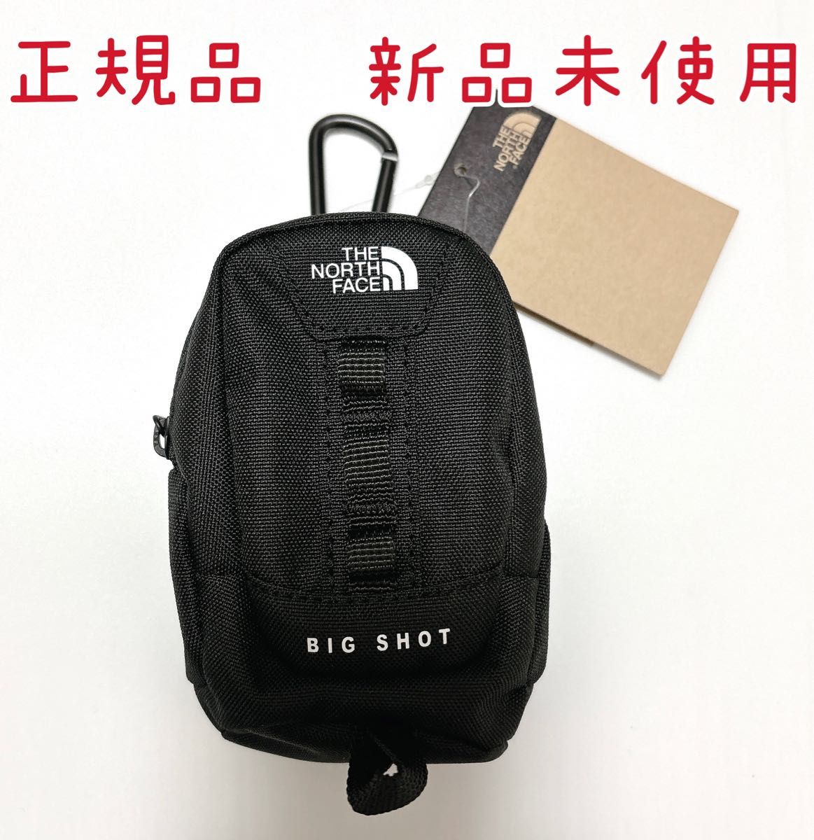 人気新作★ノースフェイス ★ミニ BIGSHOT ポーチ カラビナ付き 小物入れ THE NORTH FACE コインケース