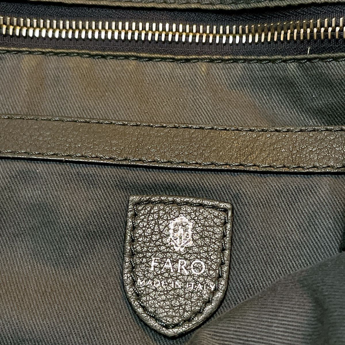 FARO FRATELLI ファーロ レザー フラップトートバッグ 定価7.2万