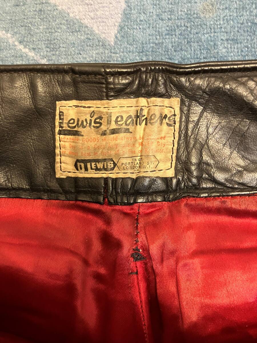 lewis leathers ルイスレザー ビンテージ　レザーパンツ　革パン　６０’S　_画像4