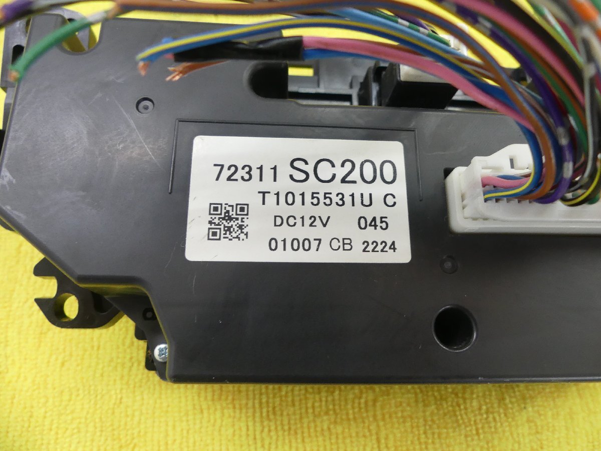 A2339 B limited model Subaru Forester SH9 tS STI original air conditioner switch panel 72311SC200 SH5 SHJ GRF GRB GVF GVB