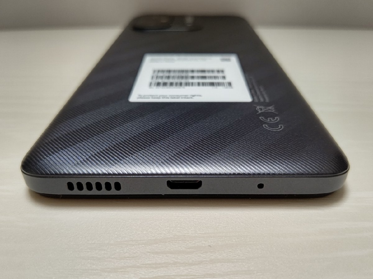 　★【38570WM】 ジャンク Xiaomi Redmi 12C 2212ARNC4L グラファイトグレー 128GB 国内版SIMフリー 1円 ! 1スタ !_画像3