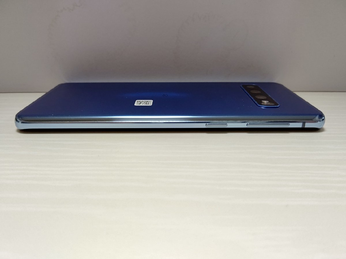 　★【38517WM】 完動品 楽天モバイル SM-G973C SAMSUNG Galaxy S10 ブルー SIMロック解除済 1円 ! 1スタ !_画像6