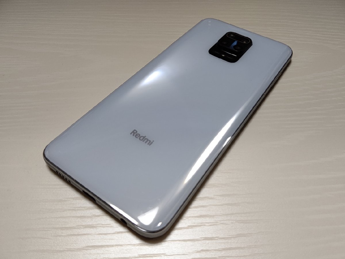 　★【38592WM】 完動品 Xiaomi Redmi Note 9S M2003J6A1R グレイシャーホワイト 64GB 国内版SIMフリー 1円 ! 1スタ !_画像2