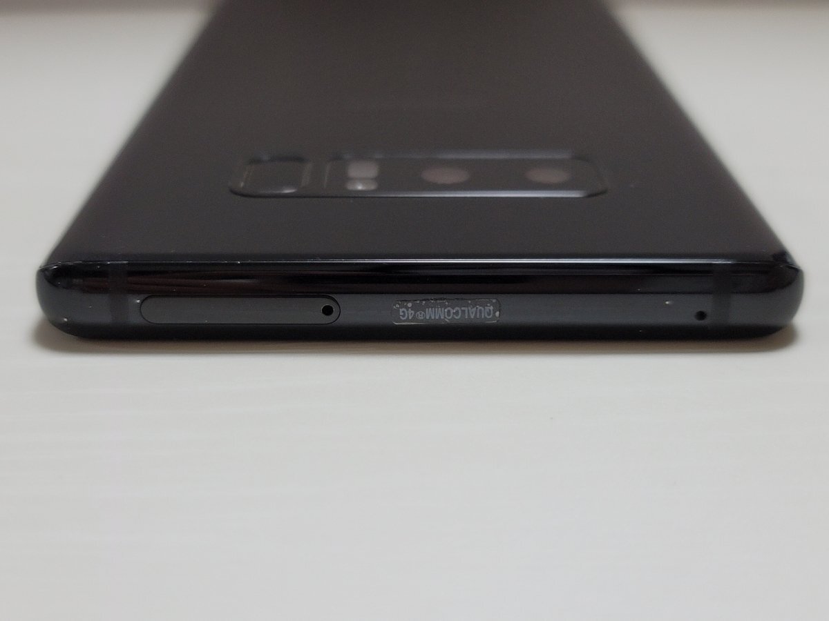　★【39636WM】 ジャンク docomo SC-01K SAMSUNG Galaxy Note8 ミッドナイトブラック SIMロック解除済 1円 ! 1スタ !_画像3