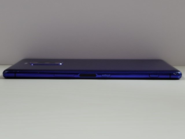 　★【39190WM】 完動品 SoftBank 802SO SONY Xperia 1 パープル SIMロック解除済 1円！1スタ !_画像6