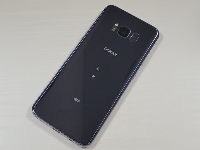 　★【39374WM】 ジャンク au SCV36 SAMSUNG Galaxy S8 オーキッドグレイ SIMロック解除済 1円 ! 1スタ !_画像2