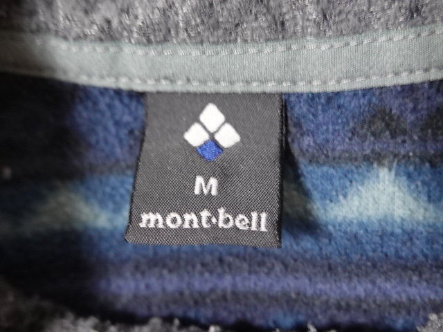 ■0327■モンベル mont-bell フリースジャケット M STYLE#1114448 クリマプラス100 プリントジャケット●の画像2