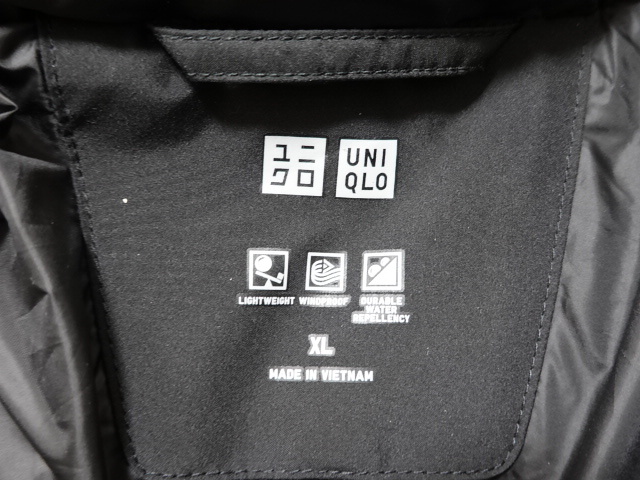 ■0327■ユニクロ UNIQLO ダウンジャケット XL 黒 シームレスダウンパーカ 3Dカット●_画像2