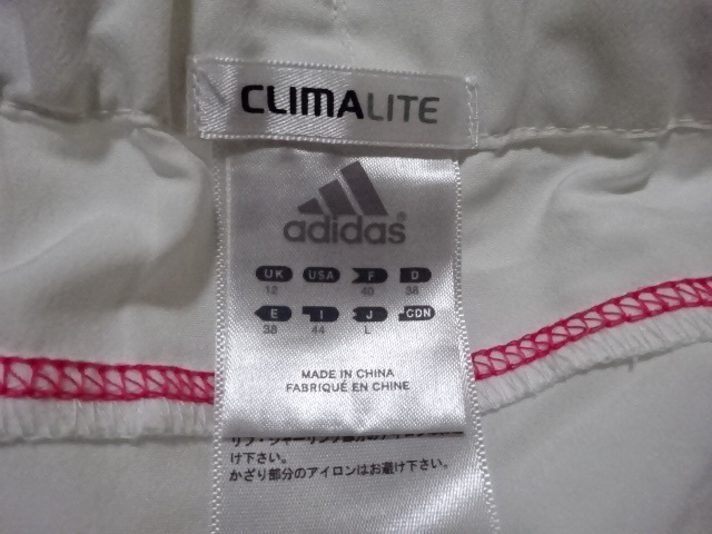 ■0330■アディダス ADIDAS ナイロンパンツ 七分丈 L●_画像2