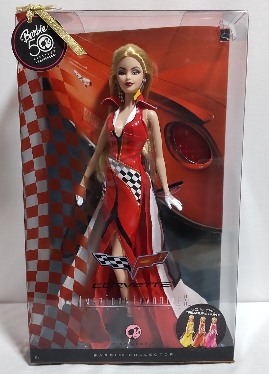 コルベット バービー 赤のドレス 50周年Barbie_画像1