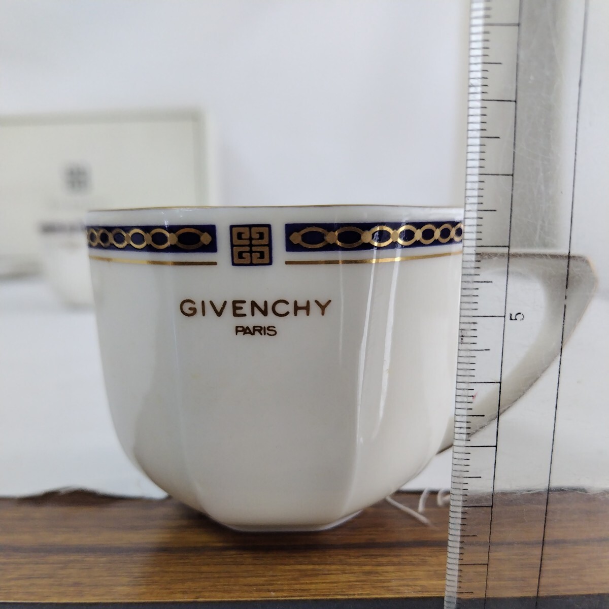GIVENCHY ペアモーニングセット カップ ソーサー 平皿 セット ジバンシーの画像4