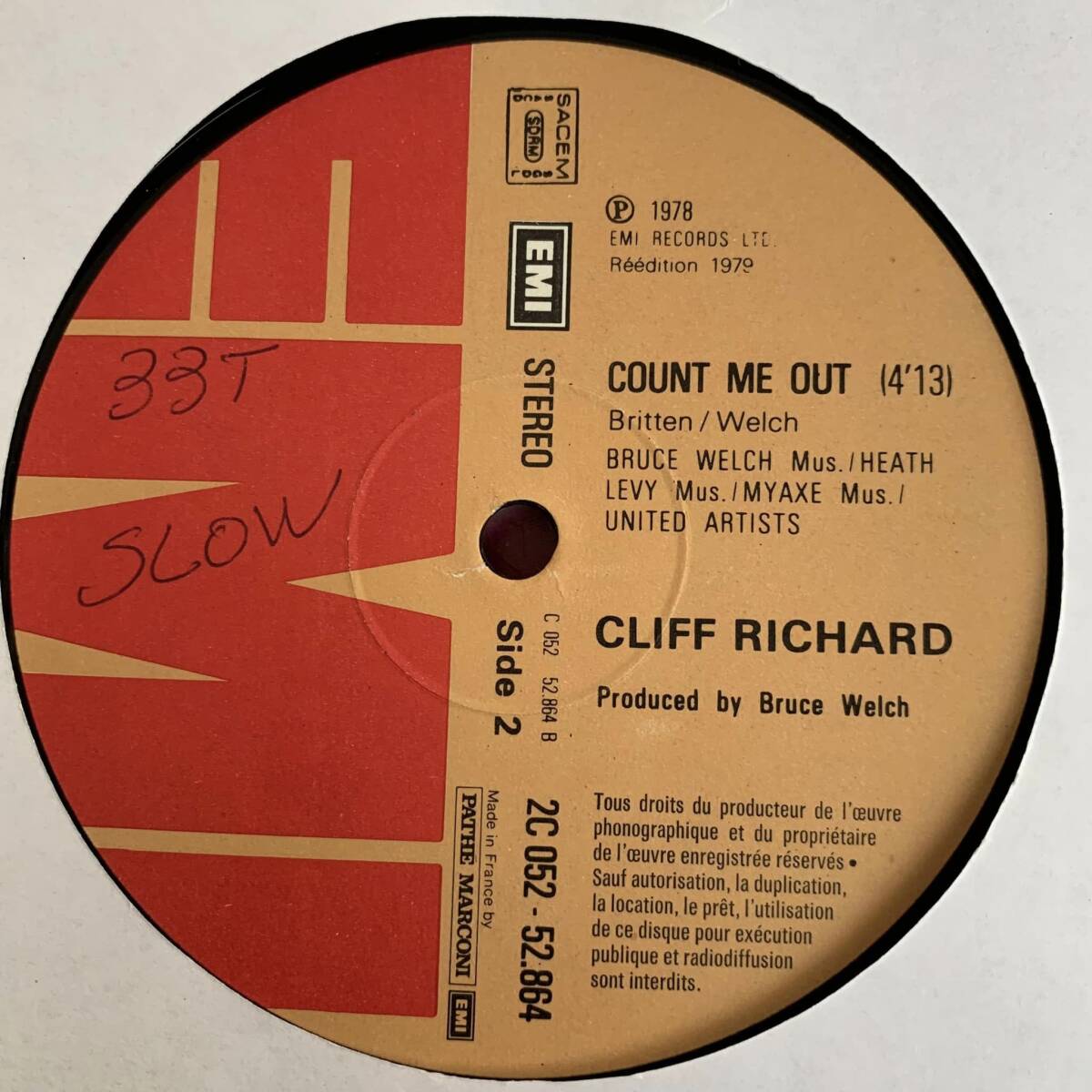 ◆ Cliff Richard - We Don't Talk Anymore (Long Version) ◆12inch フランス盤 DISCOヒット!!_画像4