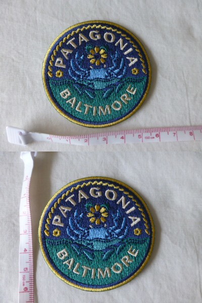 新品 patagonia PATAGONIA BALTIMORE PATCH ボルチモア ストア パッチ ワッペン メリーランド パタゴニア PATAGONIA patagonia_画像3