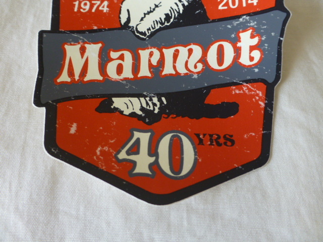 マーモット Marmot 40YRS ステッカー 40YRS Marmot マーモット 1974-2014 マーモット Marmot marmotの画像6