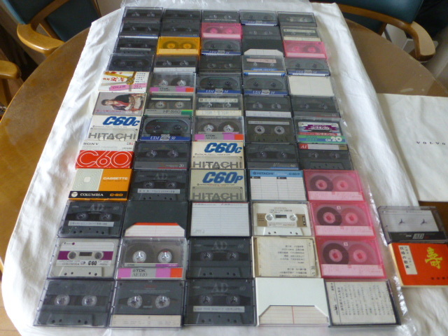 かなり前の中古 カセットテープ ミュージックテープ 60本＋おまけ_画像1