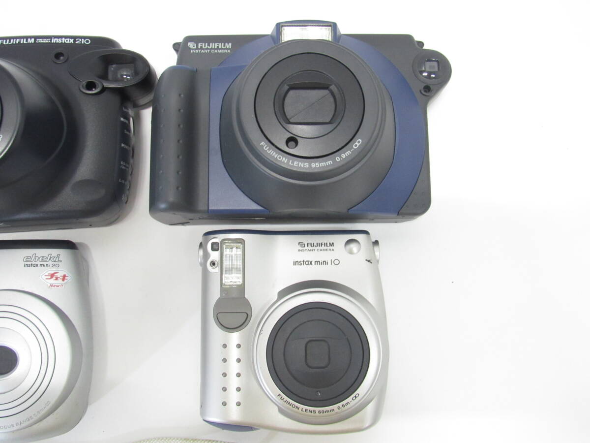 T-1332[ including in a package un- possible ] Fujifilm Cheki 4 point summarize set instax mini 210 other Fuji film in Stax Mini instant camera Junk 