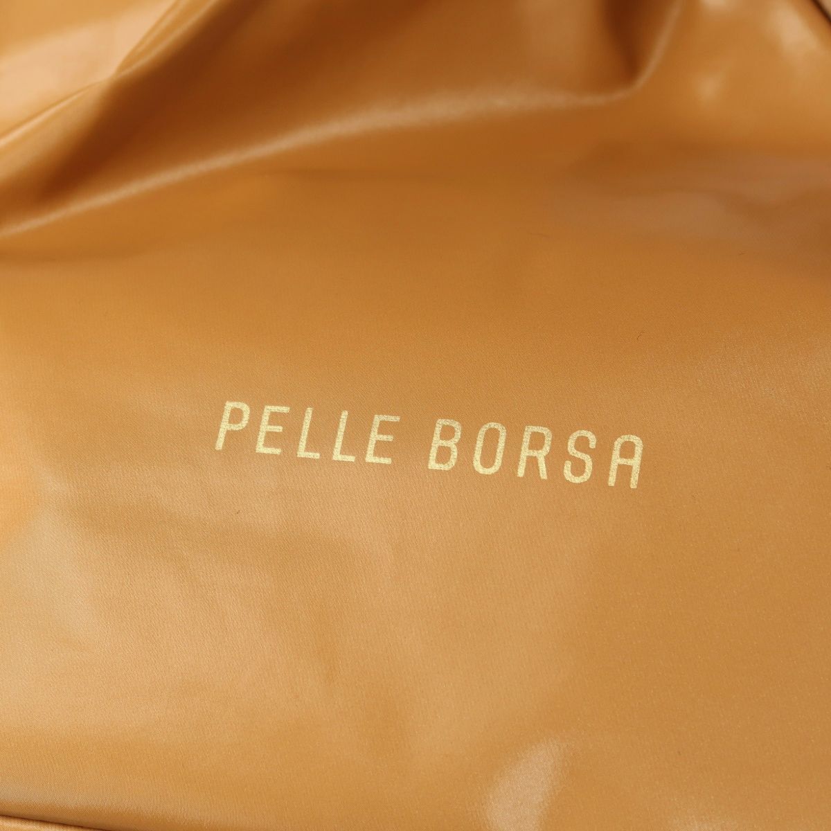 MG1390▽定価3.1万円*ペレボルサ/PELLE BORSA チアーズ Cheers*撥水*ハンドバッグ*トートバッグ*手提げ*鞄*ブラウン系_画像6