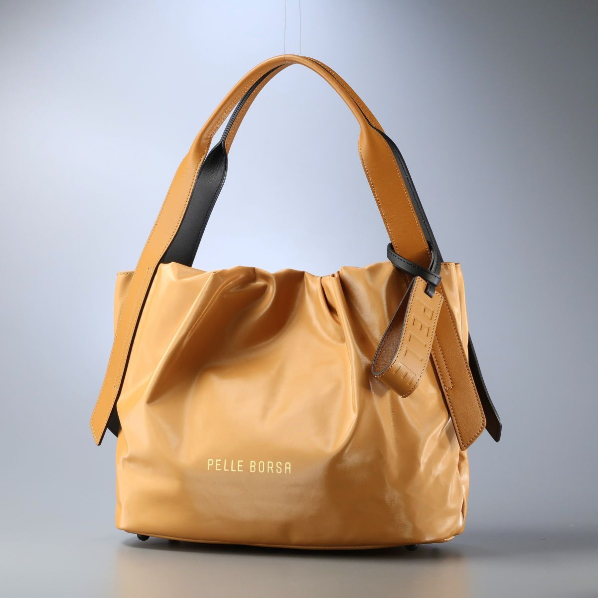 MG1390▽定価3.1万円*ペレボルサ/PELLE BORSA チアーズ Cheers*撥水*ハンドバッグ*トートバッグ*手提げ*鞄*ブラウン系_画像1