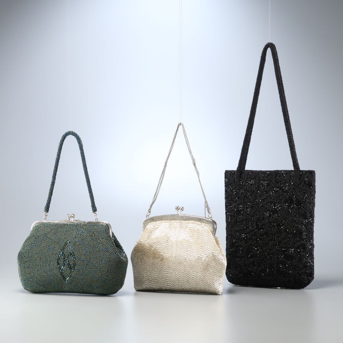 GP5761▽5点セット*ビーズ刺繍*ハンドバッグ*トートバッグ*ミニバッグ*ビーズバッグ*パーティー*フォーマル*セレモニー*和装*手提げ 鞄_画像5