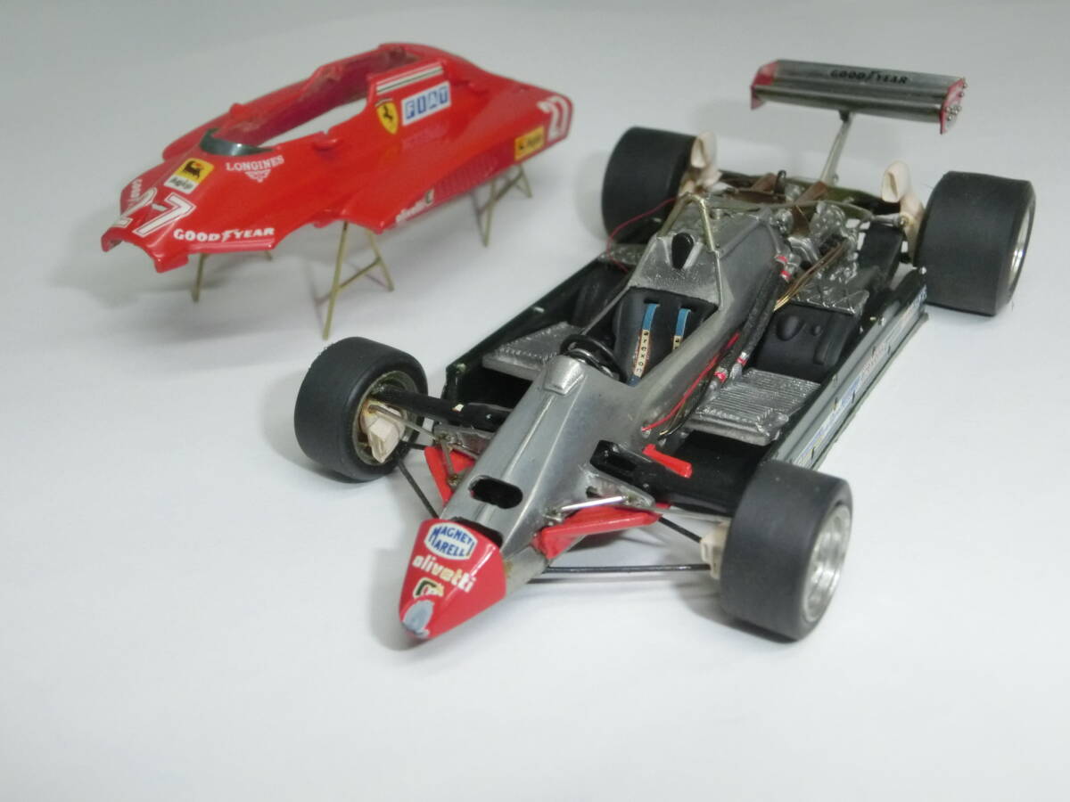 Bosica Ferrari 126 C2 G.ビルニューブ 1/43 キット完成品 難あり_画像2