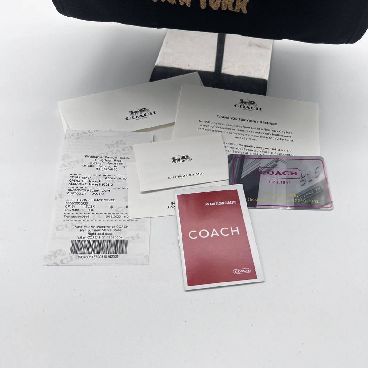 【1円スタート】コーチ　COACH coach メンズ　バッグ　レザー　ショルダー　トート　スモール　カーゴ　正規品　新品　未使用　タグ付き_画像6