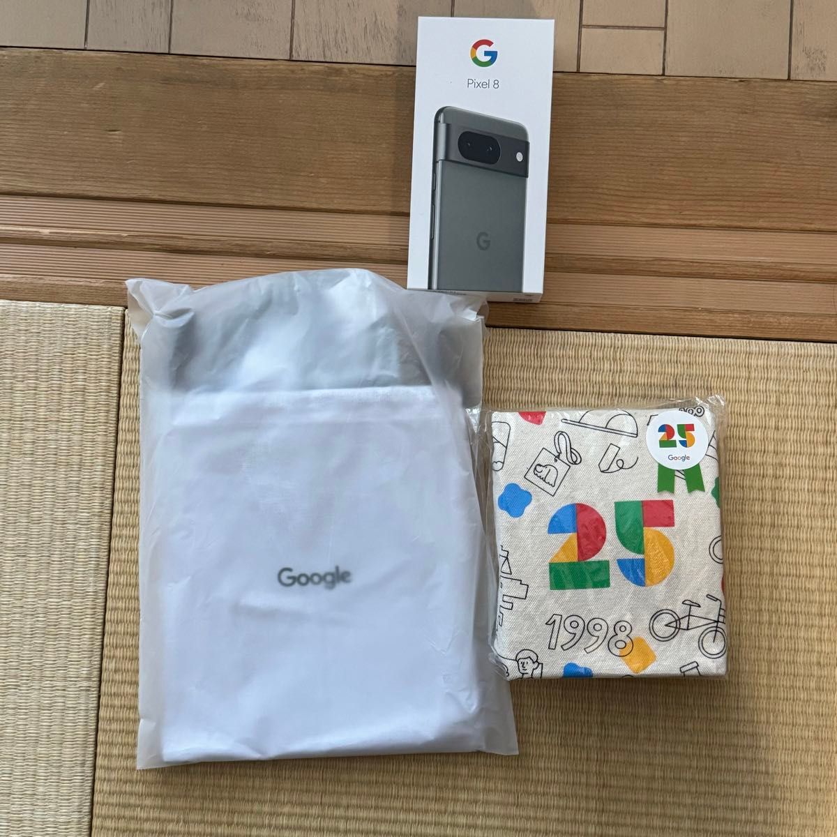 pixel 8 google 128GB ピクセル　グーグル　スマホポーチ　トートバッグ