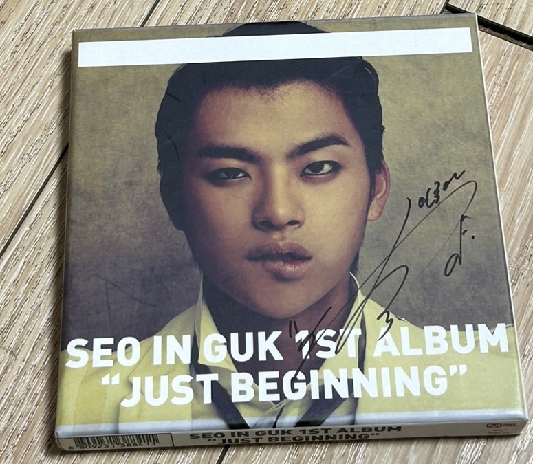 ◆ソイングク mini album 『Just Beginning』 直筆サイン入りCD◆韓国 _画像3