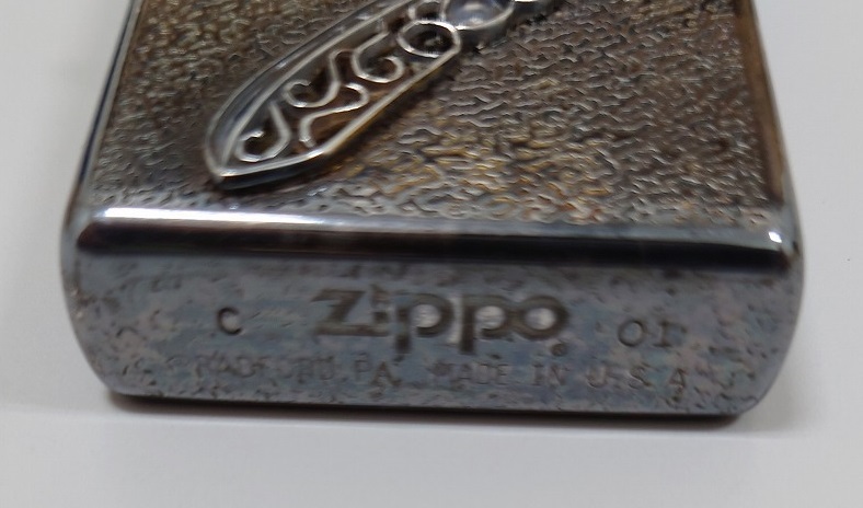 zippo ジッポー　ライター 羽　フェザー 2001_画像2